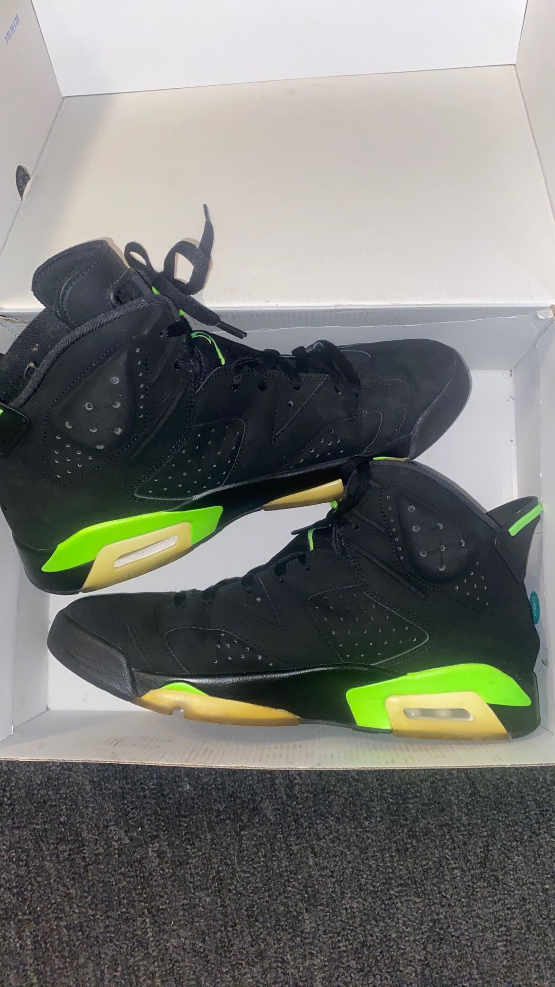 Air Jordan’s 6 Retro Electric Green
