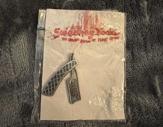 Sweeney Todd- The Demon Barber of Fleet Street- Razor Blade Enamel Pin