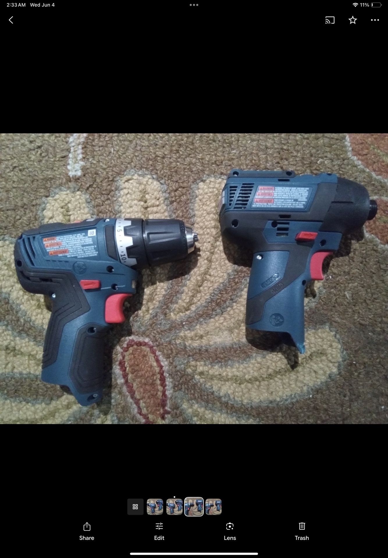 Bosch 12v Drill And Driver Set