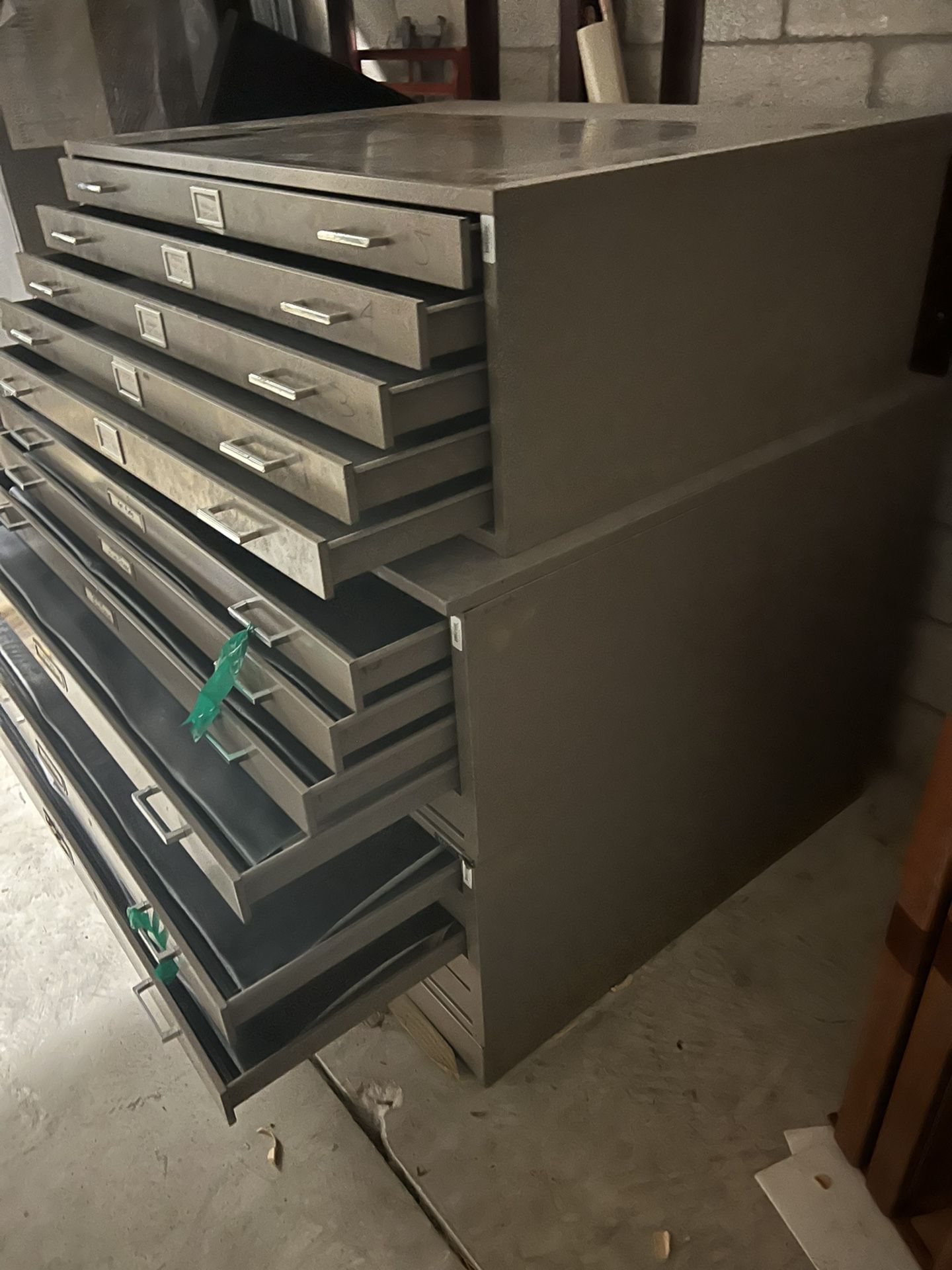 Blue Print Cabinet  Archivo De Planos Perfect Condition