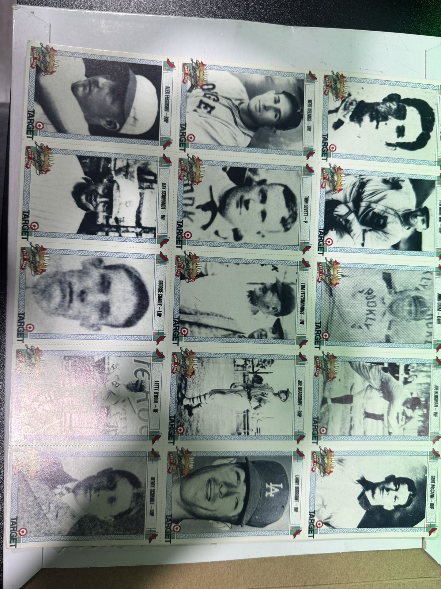 1990 Dodger Baseball Cards