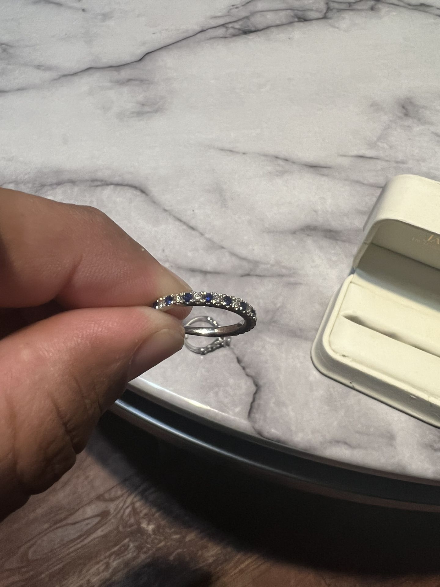 VERA WANG 14k WHITE GOLD WEDDING SET