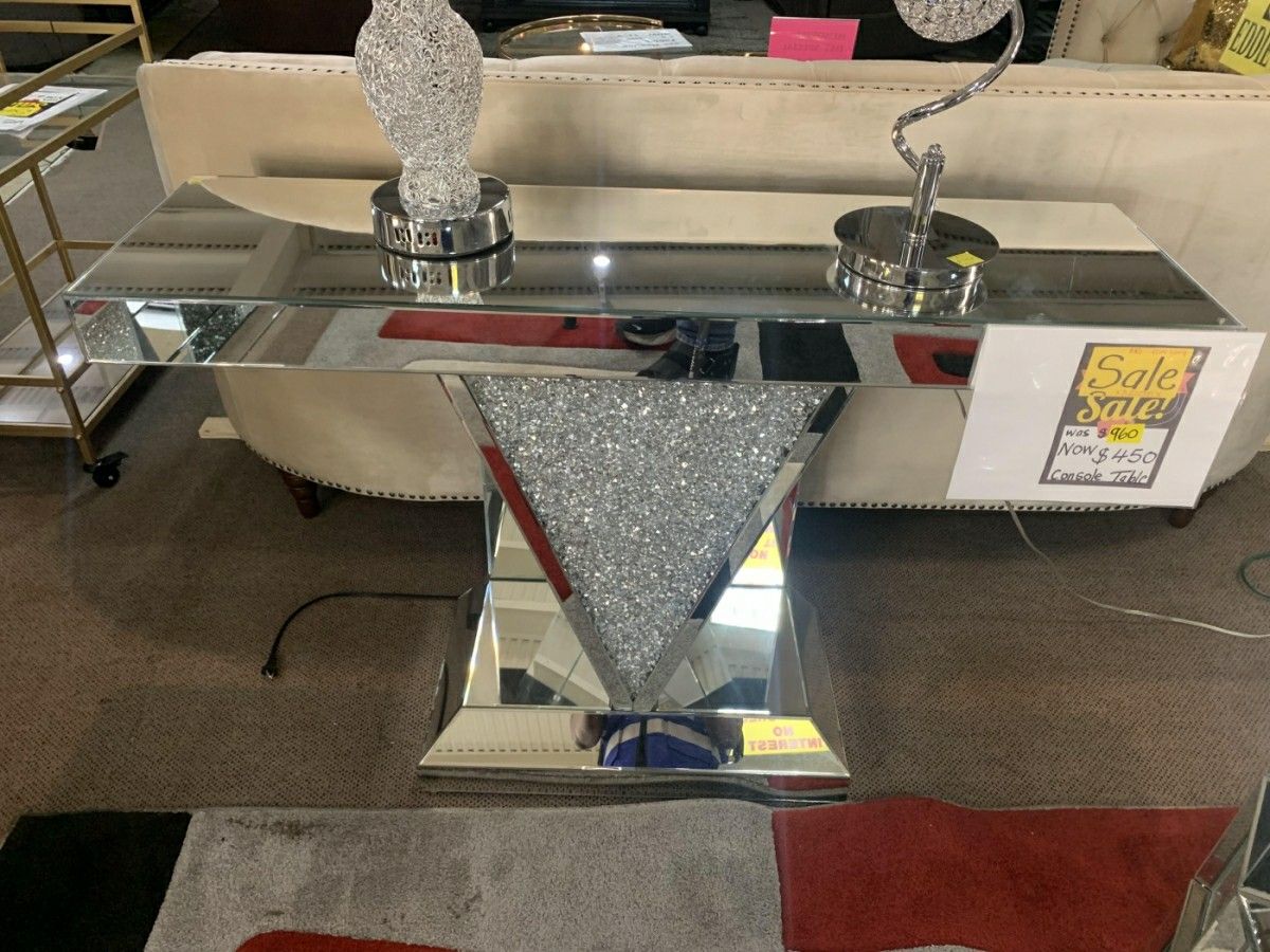 Mirrored Console Sofa Table $10 down