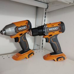 RIDGID IMPACT 1/4 AND DRILL $120