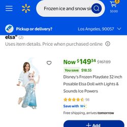 Ice And Snow Singing Play date Elsa. 