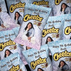 Custom Chip Bags .. Party Supplies.. Hot Cheetos ..