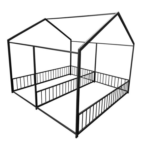 Double Twin Floor Bed