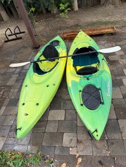 2 lightly used kayaks