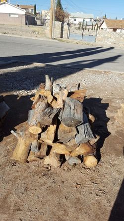 Firewood forsale by the pile 40 dollars.