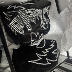 Thigh High Wide Calf Boots 