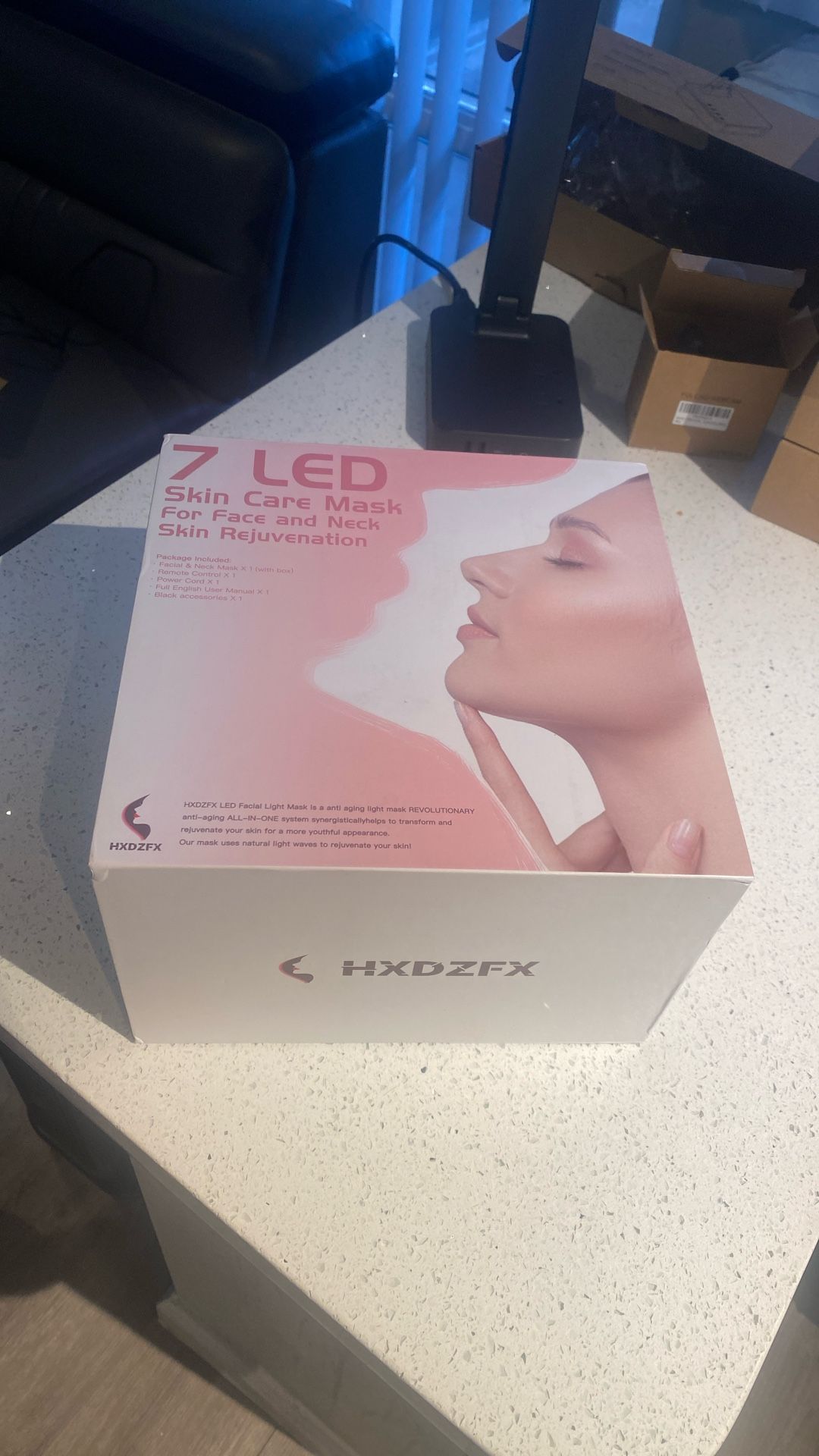 7 LED skin Care Mask For Face And Neck Skin Rejuvenation