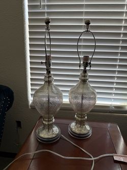 Lamp set .. no shades