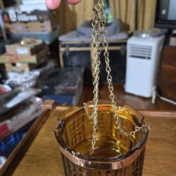 Hanging Glass Candle Holder