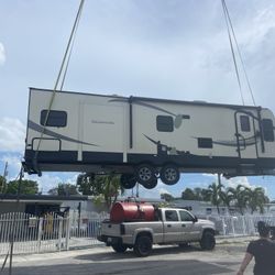 Rv Trailer Sheds Relocated, Movemo Casita De Patio Container Crane 🏗️ 