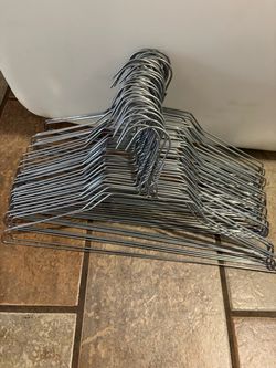 Silver Metal Hangers 45 Count