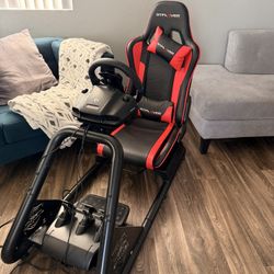 GTPlayer - Racing Simulator Cockpit with Seat and Bluetooth