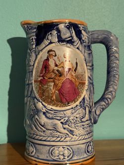 Pre-Owned Vintage German Beer Stein Pitcher.