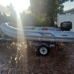 AB 12ft rib Boat, Inflatable Dinghy 