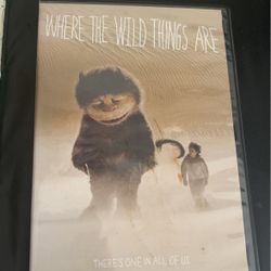 DVD WHERE THE WILD THINGS ARE EXCELLENT COND 