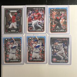 Elly De La Cruz & Pete Crow Armstrong baseball card lot