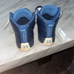 Jordan 12,blue  and White