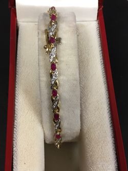 Ruby bracelet