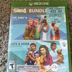 Sims4 Bundle Cats & Dogs expansion Pack XBOX ONE