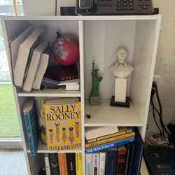 White Wooden Bookshelf