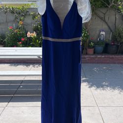 Royal Blue Long Dress