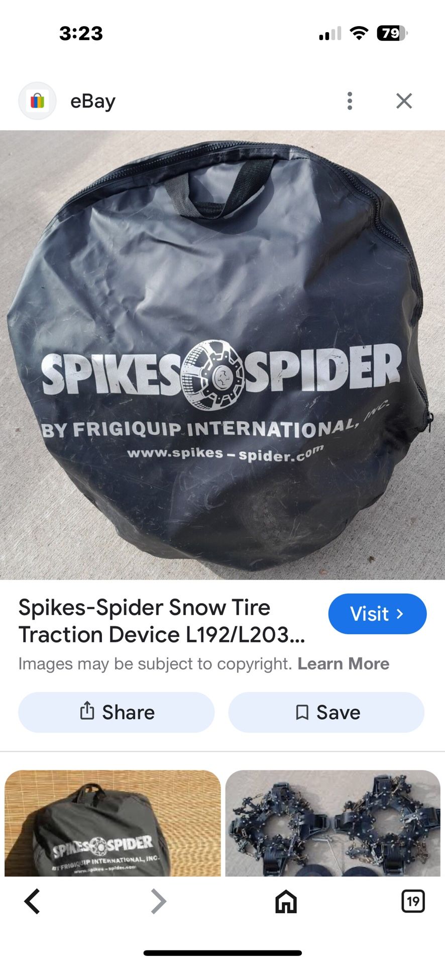 Spikes Spider Snow Chains 
