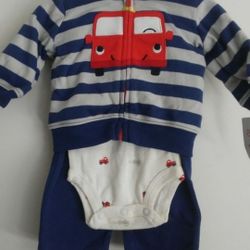 Brand New Baby Boy 3 Piece Set Size Newborn $20 Pick Up Only In Bakersfield In The 93308 Area No Holds Cash Only 