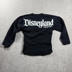 Disneyland Resort Spirit Jersey Kids Size XS Black Long Sleeve Shirt#2B