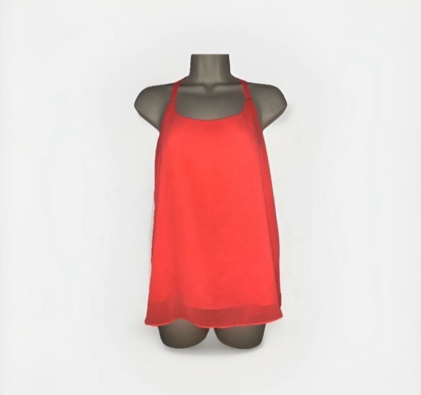 Large Bright Orange Tank Top 