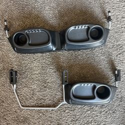 Bob Car Seat Adapter with Snack Track and a Double Snack Tray Adapter