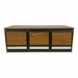 Vintage Wood CD Storage Cabinet