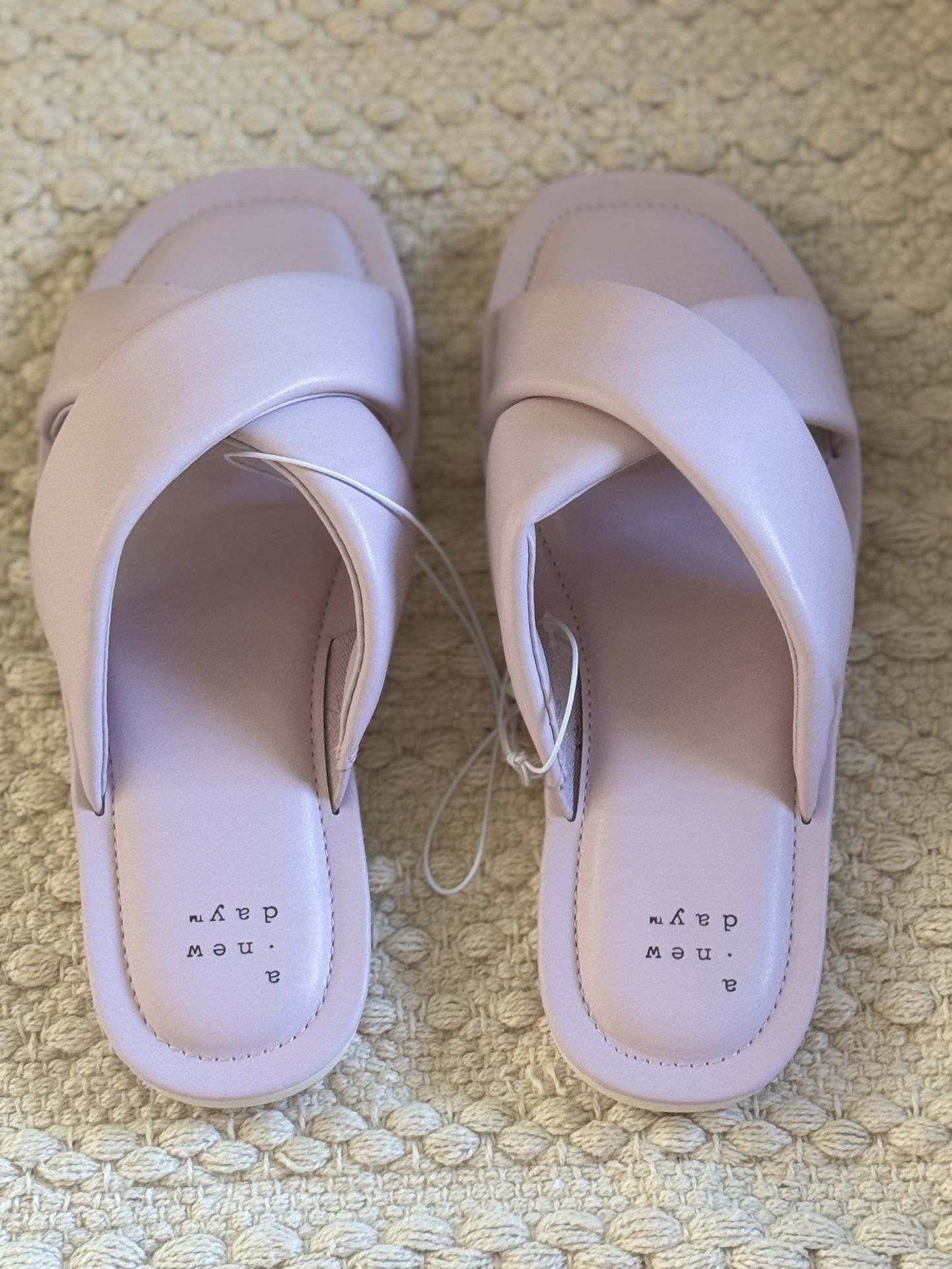 Gorgeous Pink Slide Sandals (NIB)
