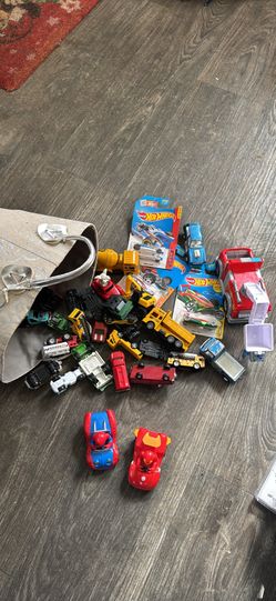 Kids Cars Lot In A Basket