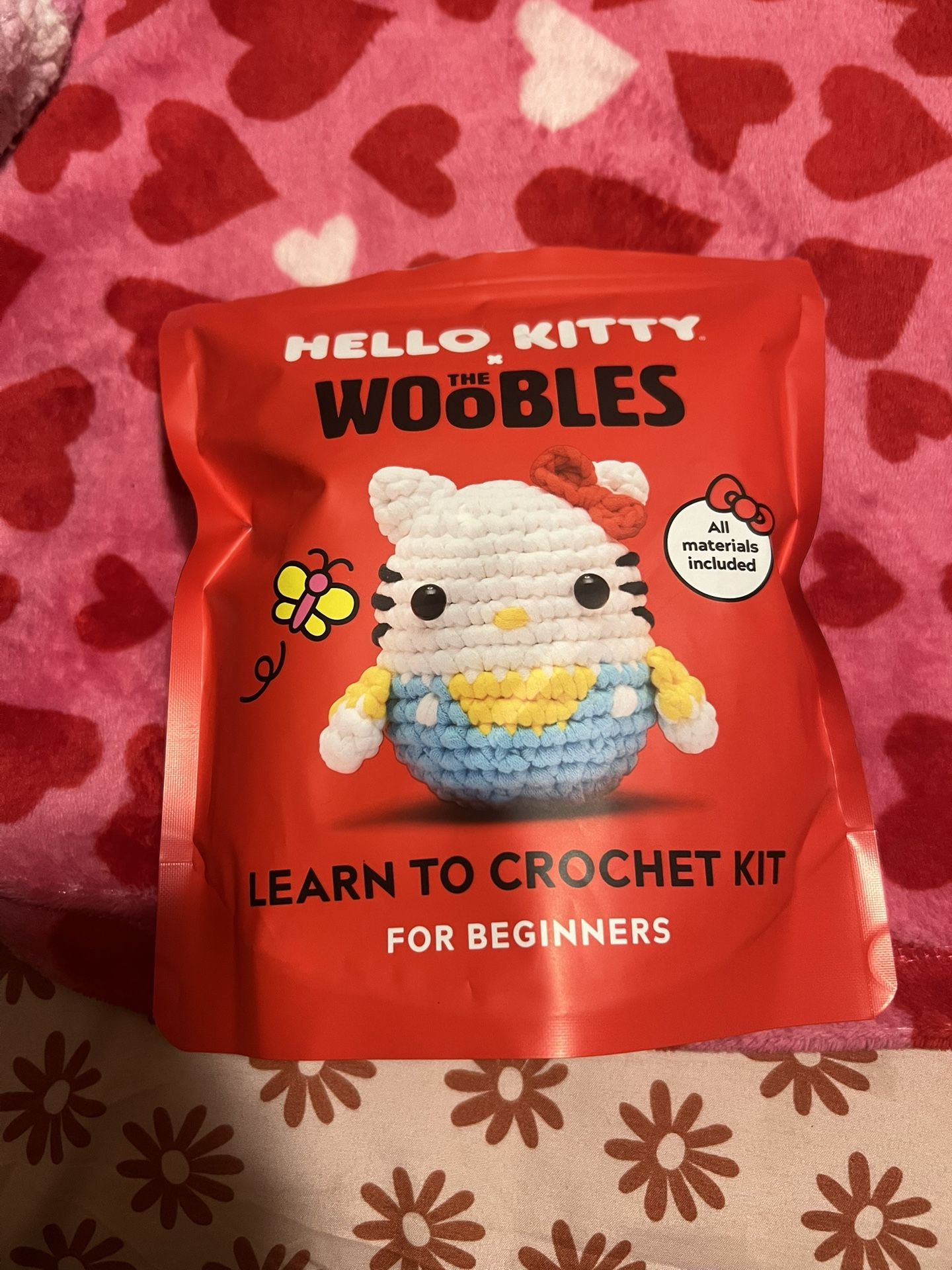 Hello Kitty X Woobles Crochet Kit
