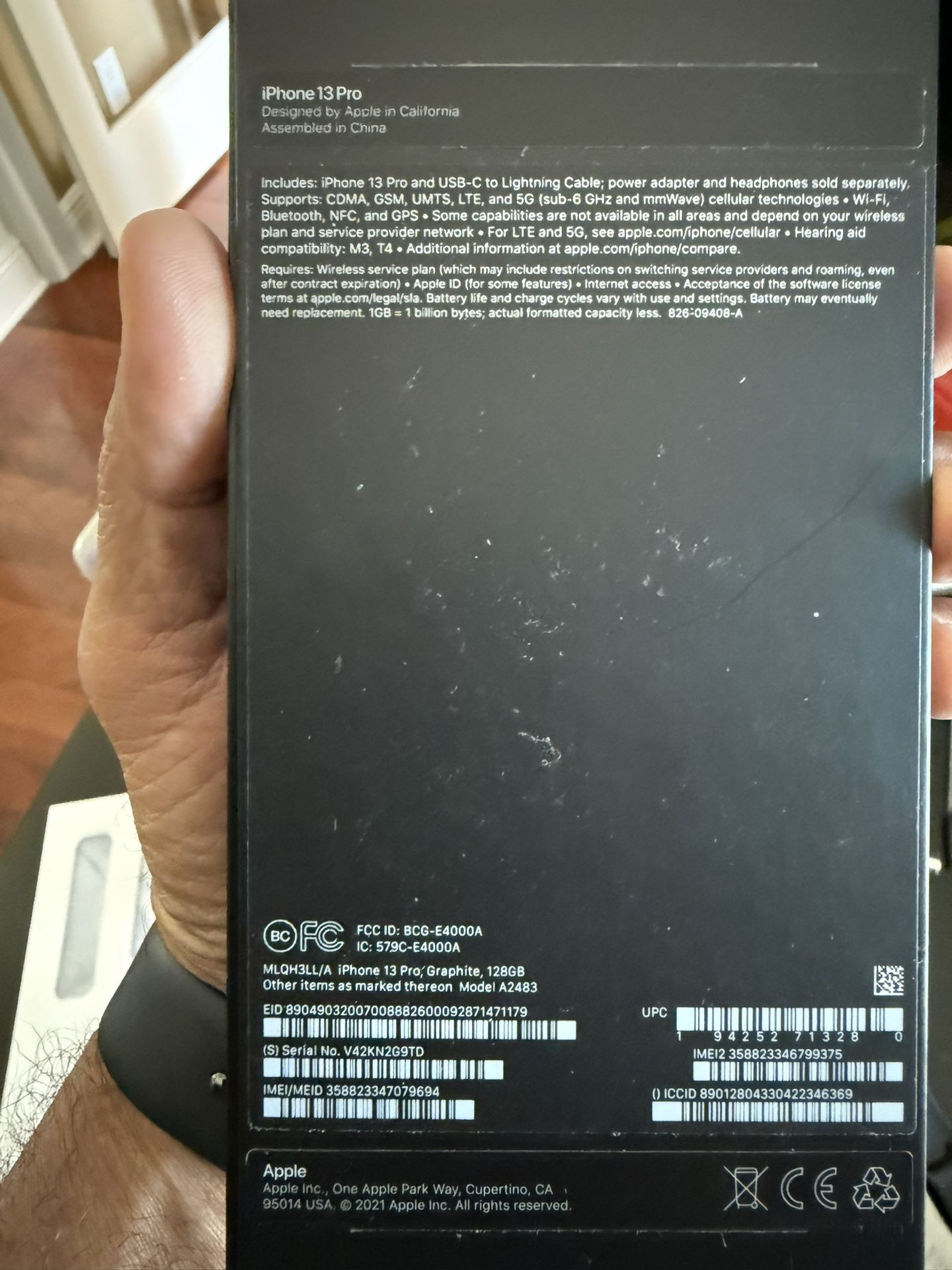 Unlocked Iphone 13 Pro 128gb