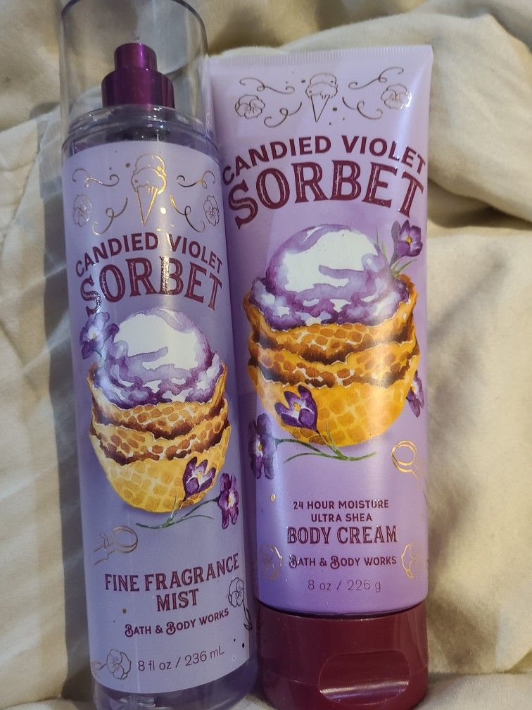 Candied Violet Sorbet 