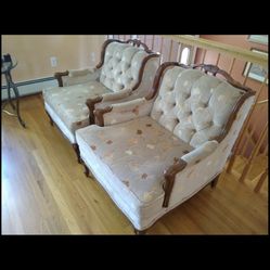 Broyhill French Provincial Chairs