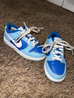 Nike Dunk Low Blue and White Sneakers