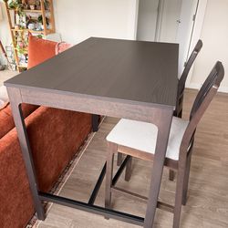 Bar Height Table + 2 Chairs