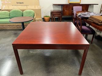 Square Cherry Wood Table