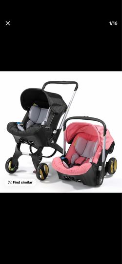 Car seat stroller pink