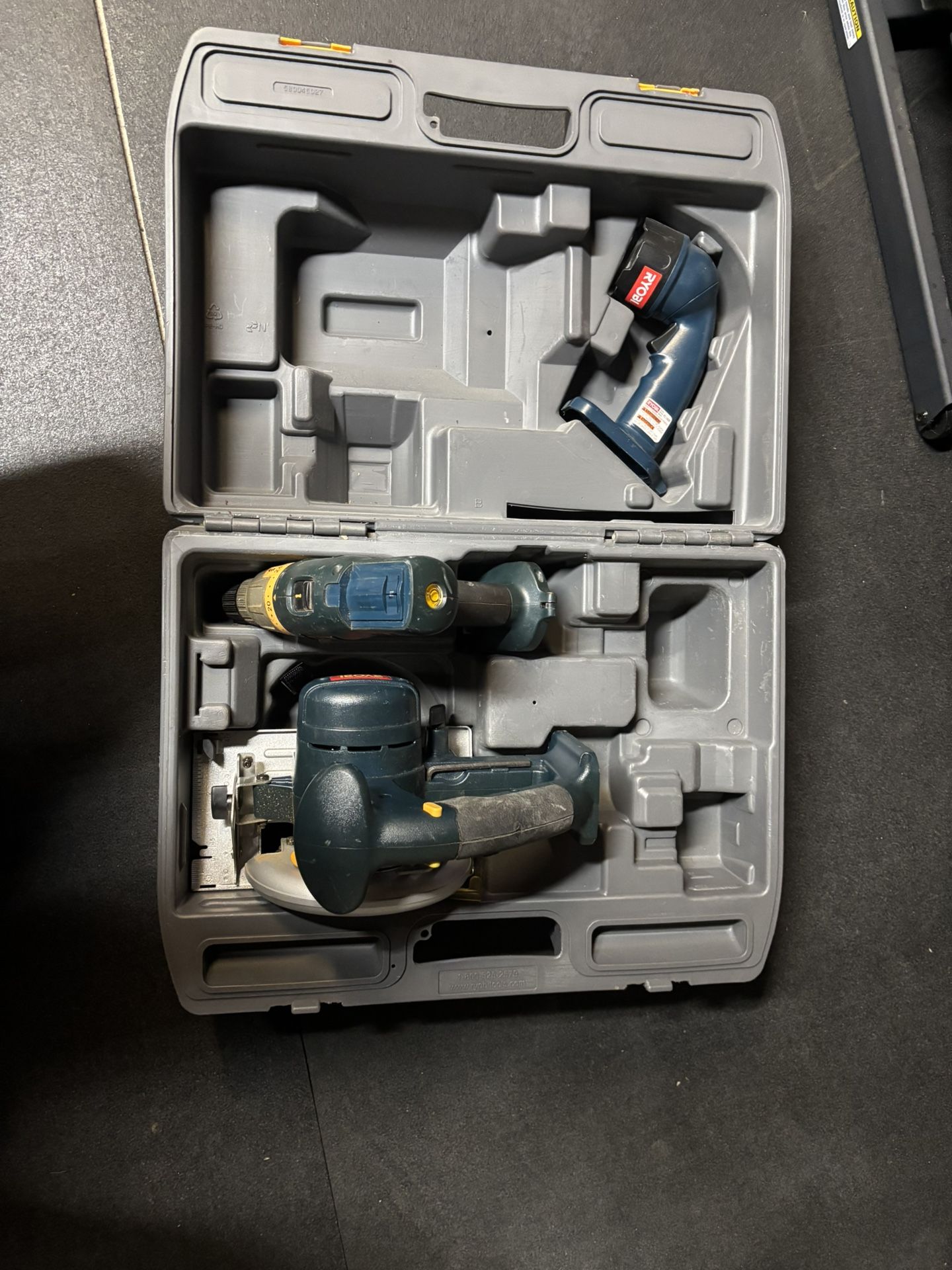 Ryobi Drill, Saw And Flashlight