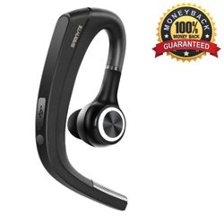 Wireless Bluetooth Headset V4.1 (Business Style) Headset Bass Sound Headphones Handsfree with Microphone for iPhone Samsung Huawei HTC, etc(