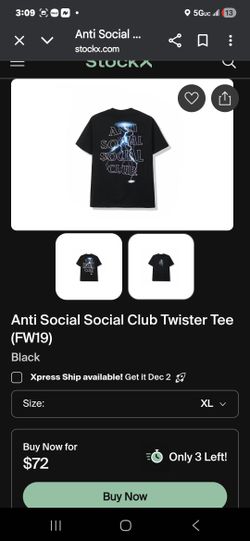 Anti Social Social Club Twister Tee
