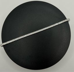 BRAND NEW SS Princess Cut Moissanite Tennis