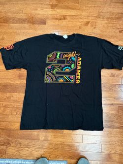 San Francisco Giants Willy Adames Fiesta Gigantes Black T Shirt XL